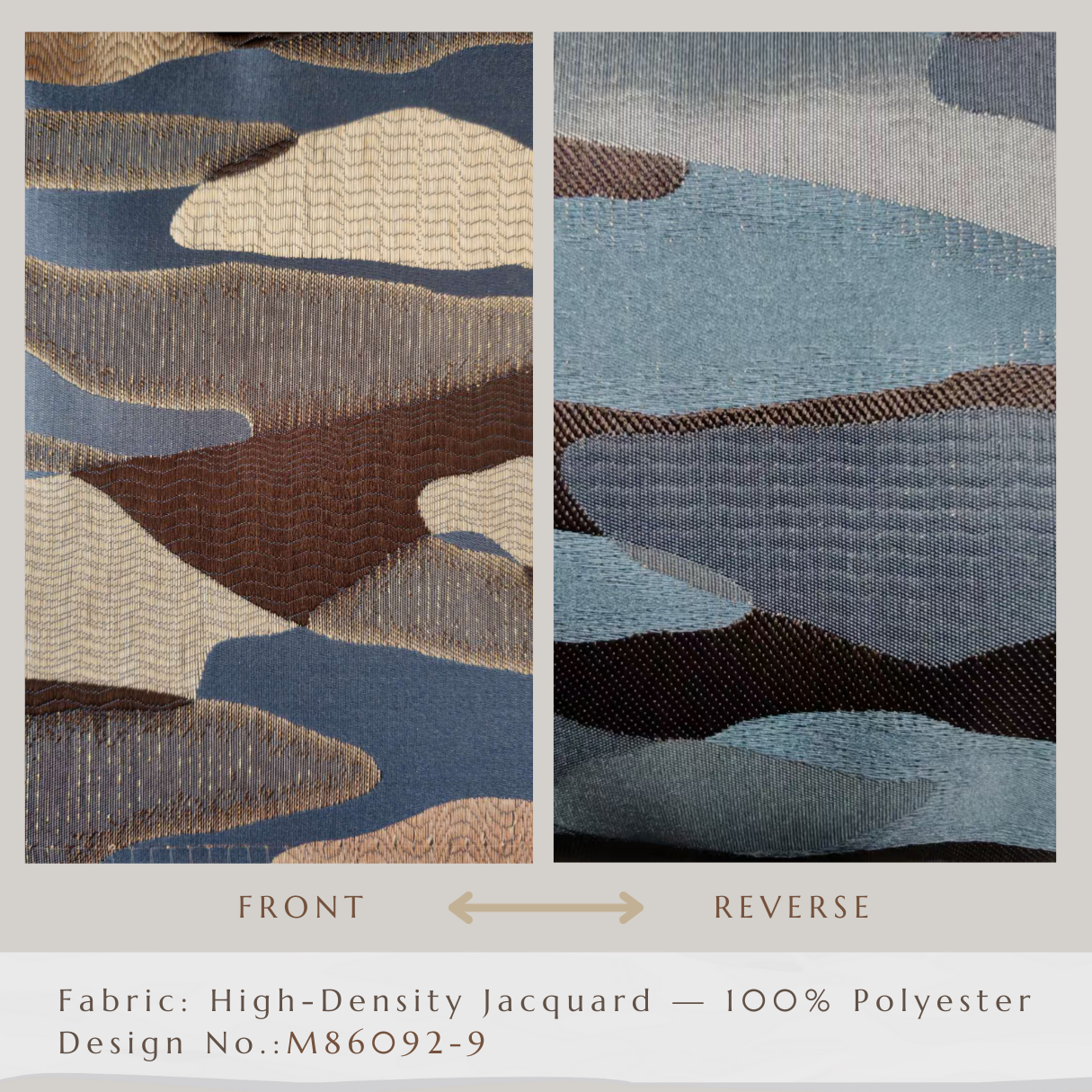 Aurum & Azure – Luxury High-Density Jacquard Curtains