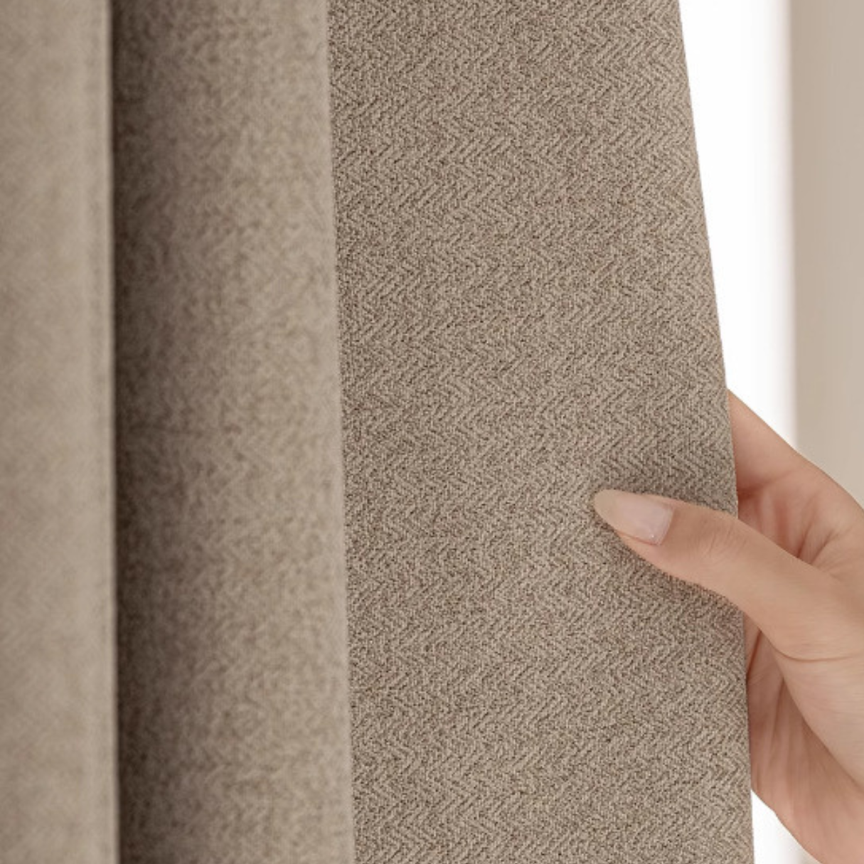 LAINÉ LUXE Chenille Blackout Curtains I