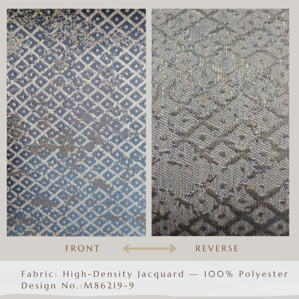 Aurum & Azure – Luxury High-Density Jacquard Curtains