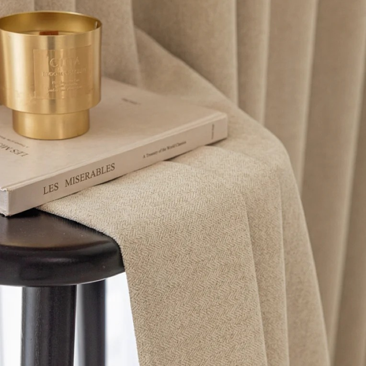 LAINÉ LUXE Chenille Blackout Curtains II