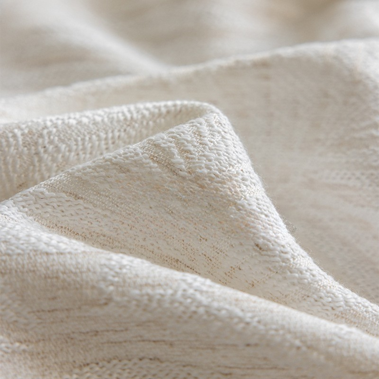 SHIZEN PALM Linen curtains