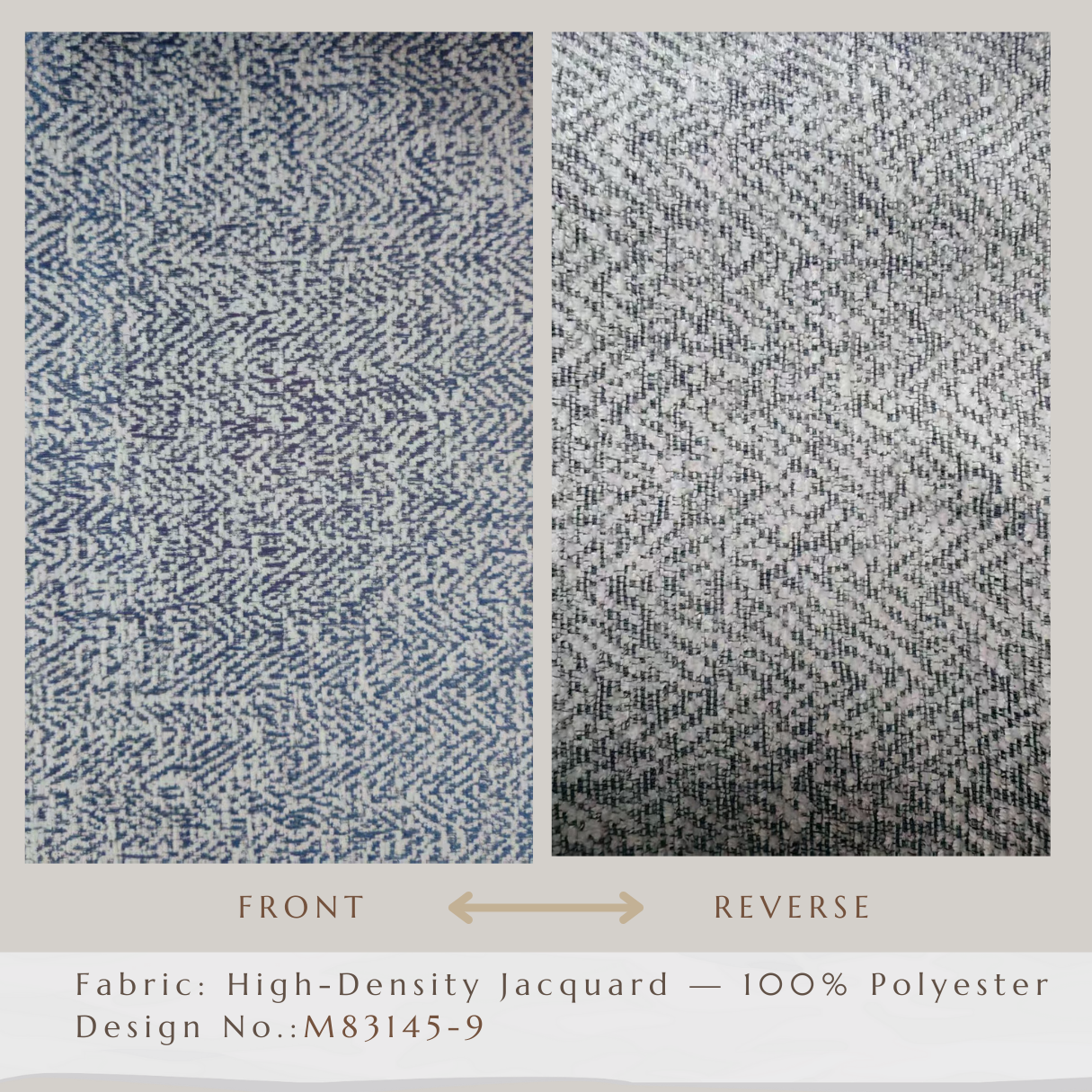 Aurum & Azure – Luxury High-Density Jacquard Curtains