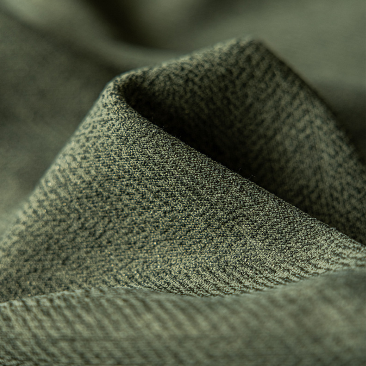FOREST HAZE Chenille Blackout Curtains