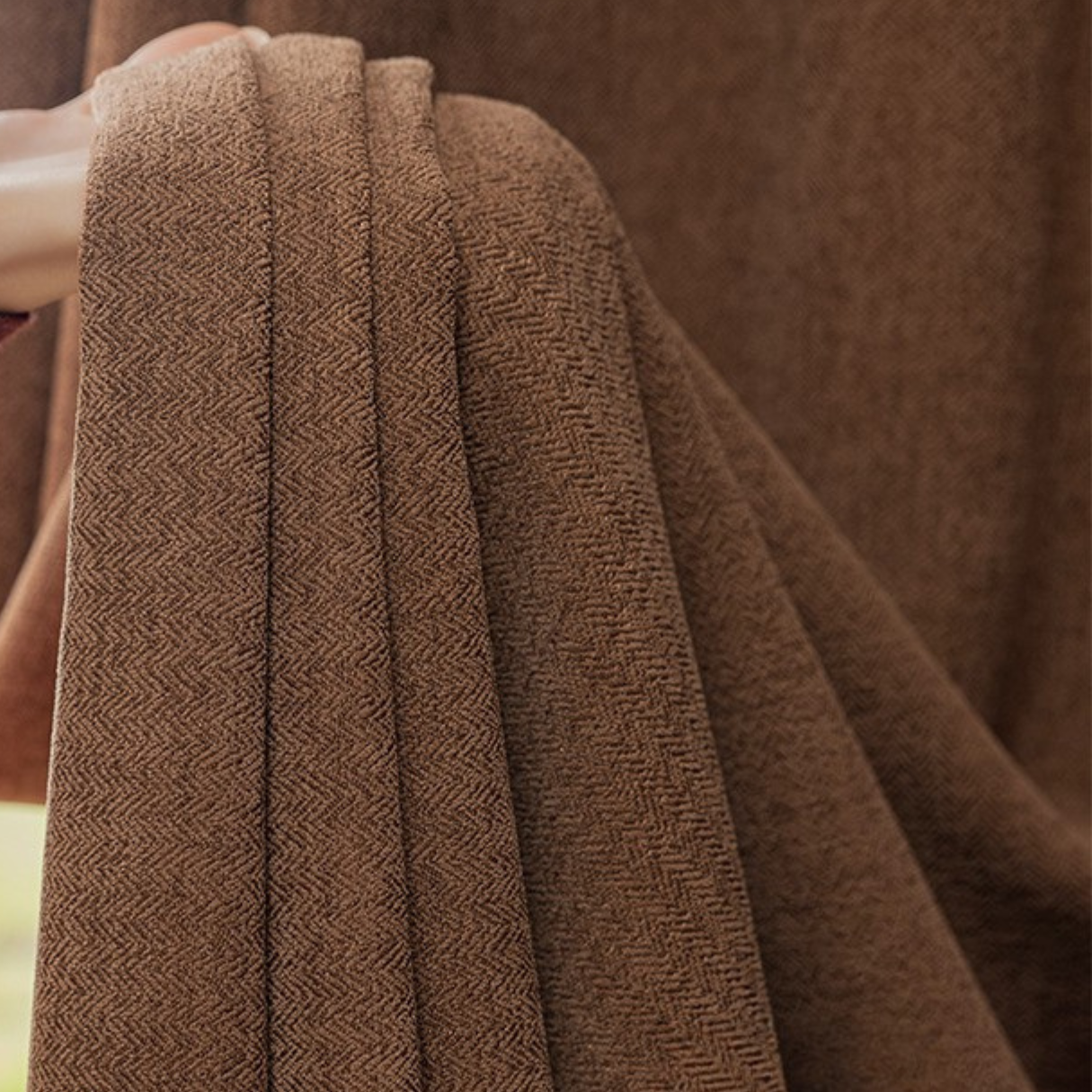 LAINÉ LUXE Chenille Blackout Curtains I