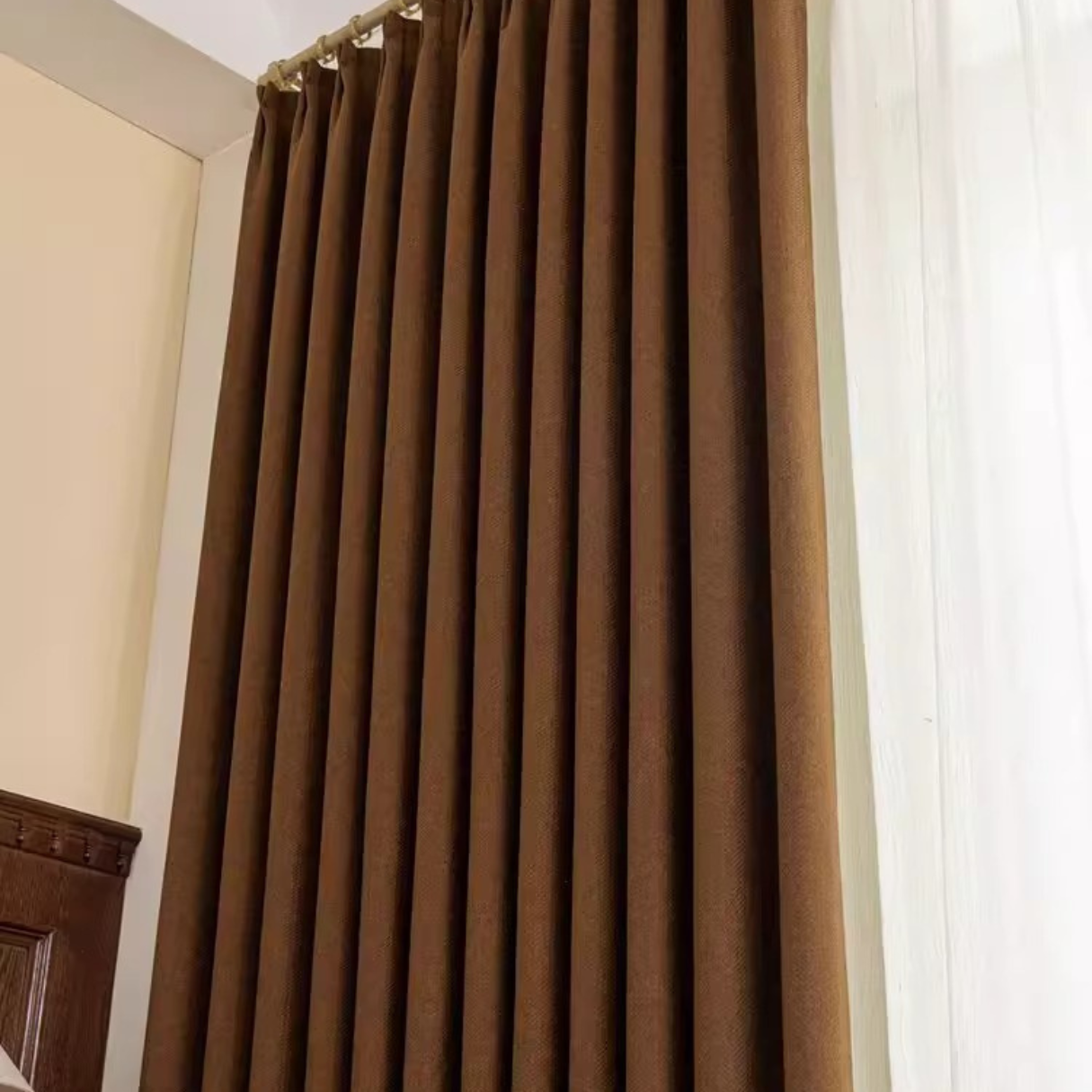 MONARCH HERRINGBONE Chenille Blackout Curtains