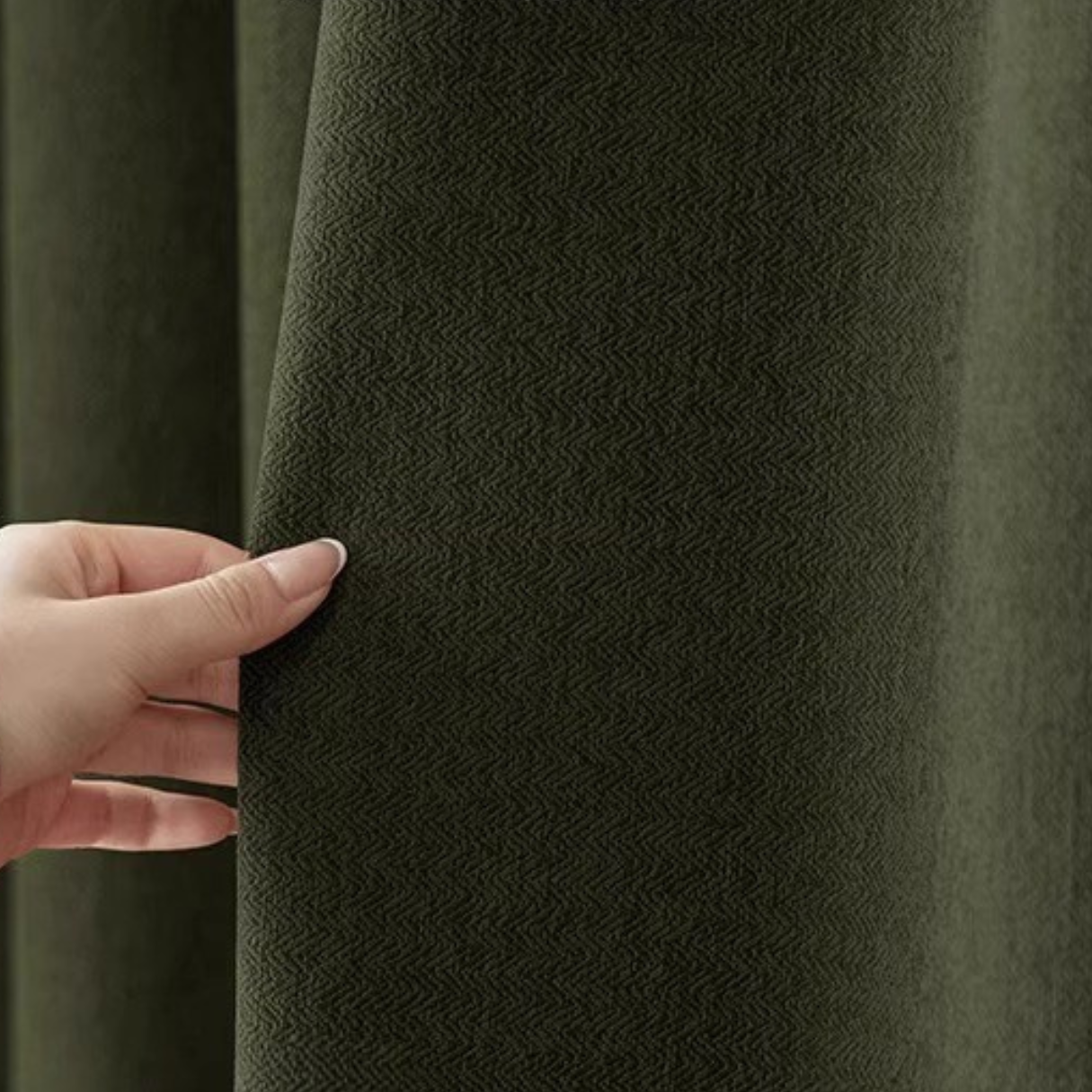LAINÉ LUXE Chenille Blackout Curtains I