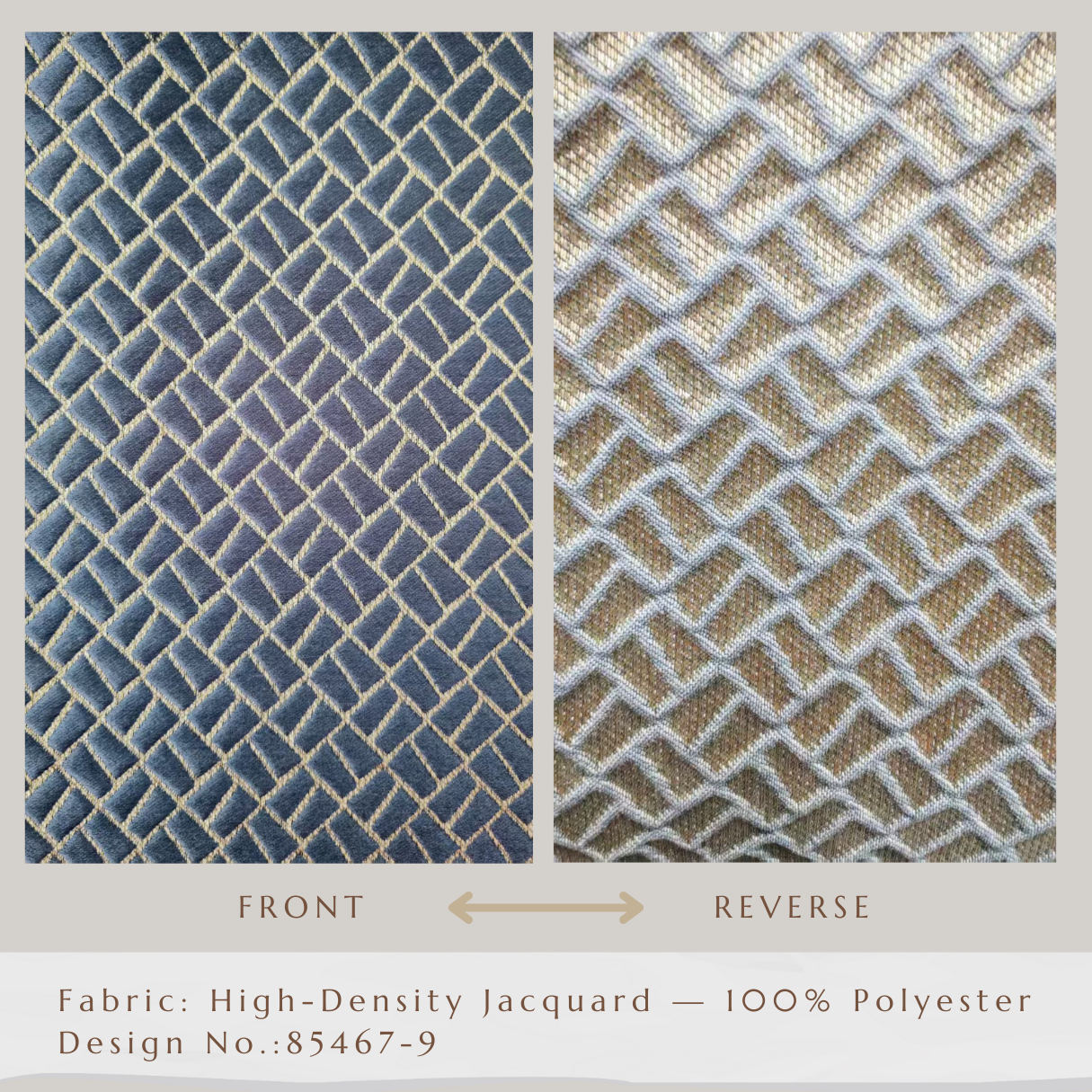 Aurum & Azure – Luxury High-Density Jacquard Curtains