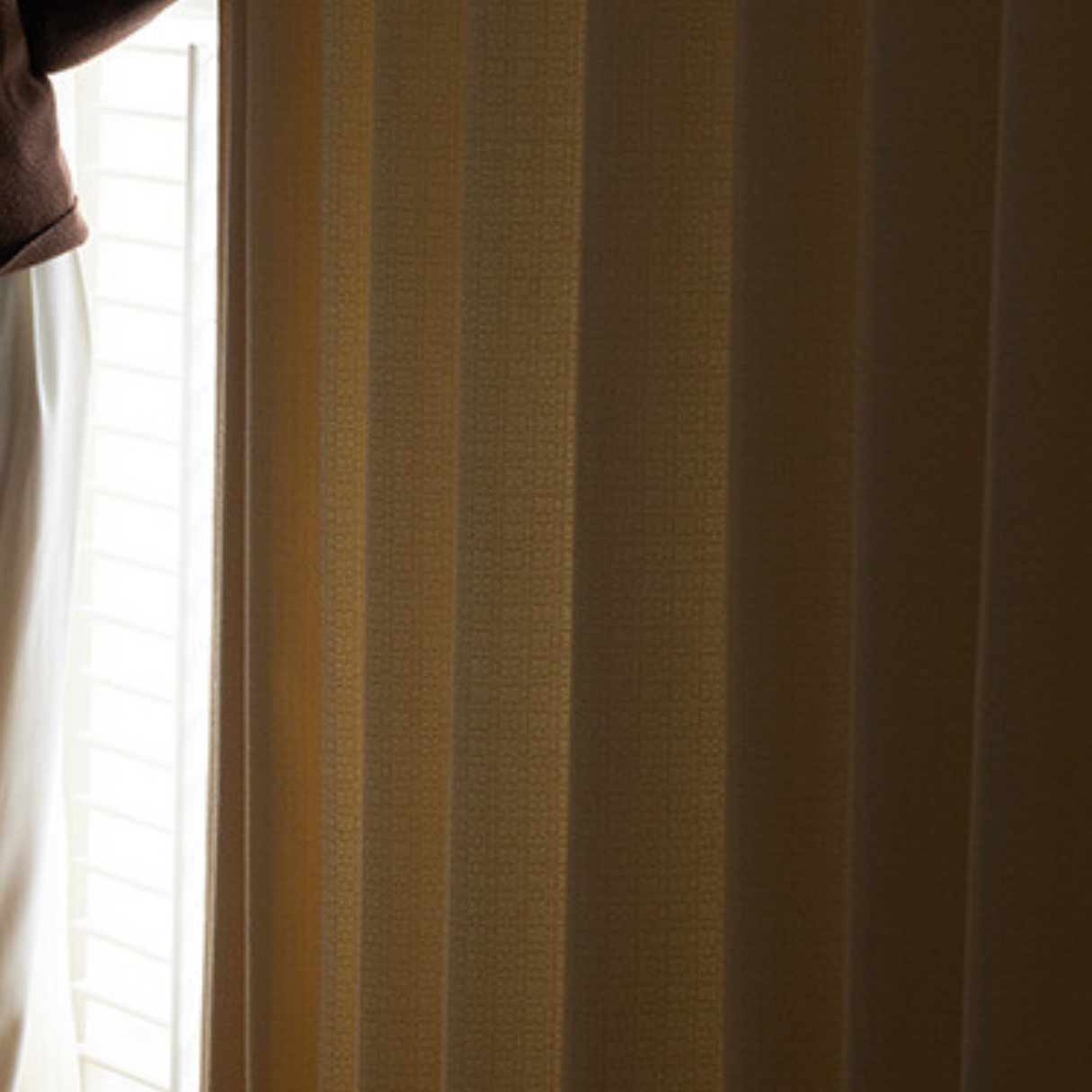 ÉLISE CRÈME Chenille Blackout Curtains