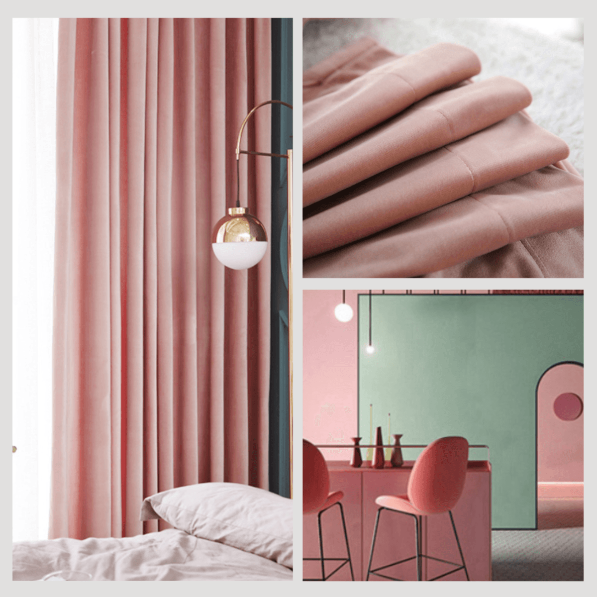 VELOURLUXE SPECTRUM S2 Velvet Blackout Curtains - Home Curtains