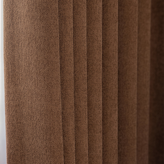 LAINÉ LUXE Chenille Blackout Curtains I