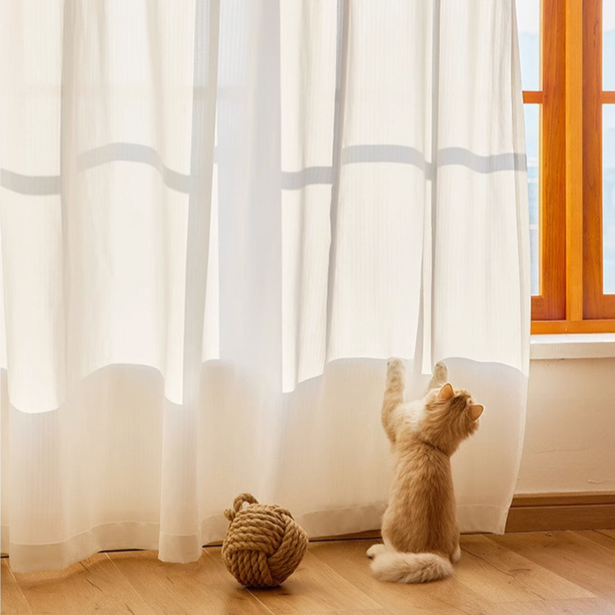 SHY LIGHT Sheer Curtains