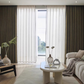 ANTIQUE EVERGREEN Chenille Blackout Curtains