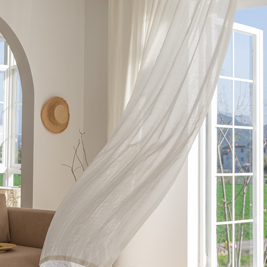 MAISON DU LIN - French Linen Curtains in Ivory