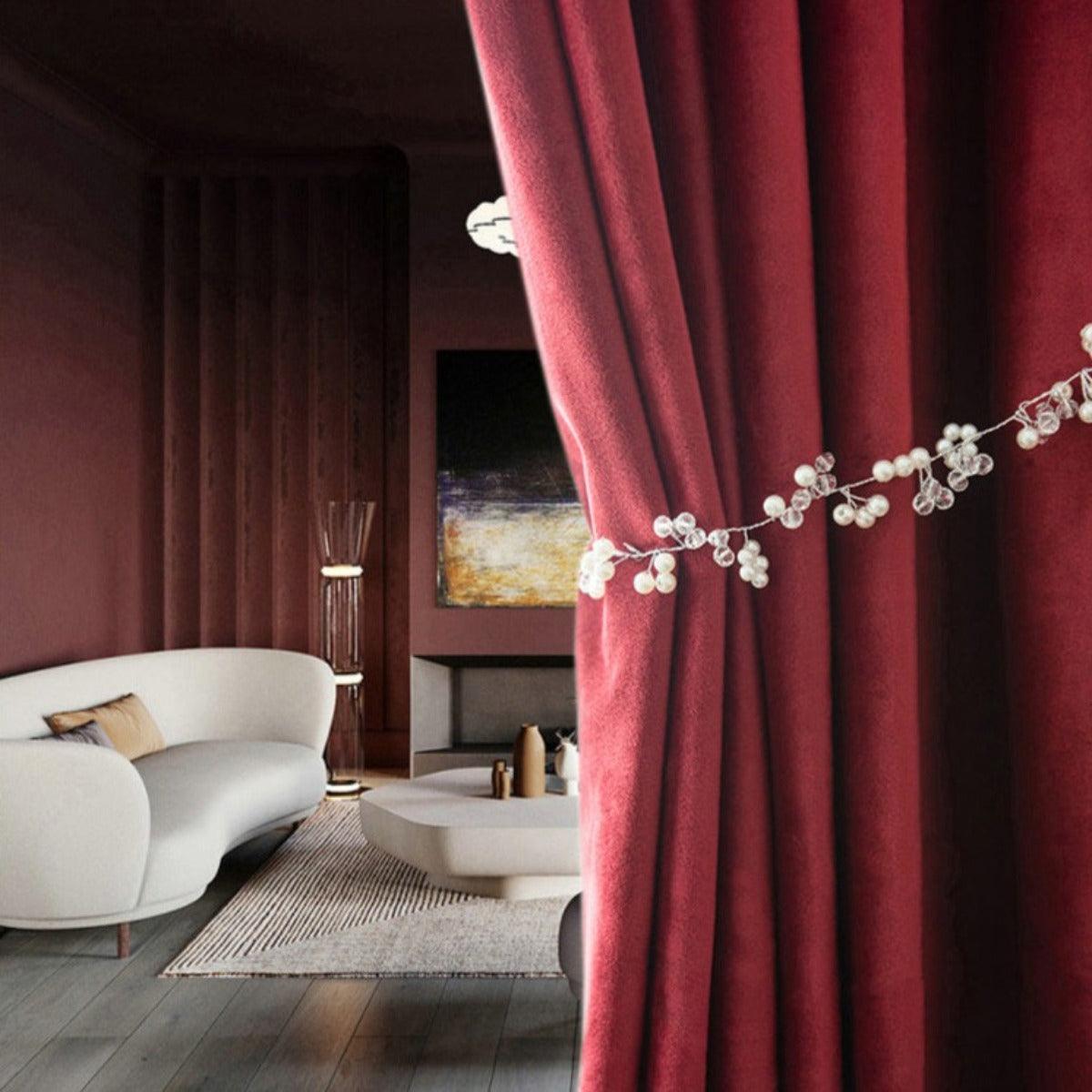 VELOURLUXE SPECTRUM S2 Velvet Blackout Curtains - Home Curtains