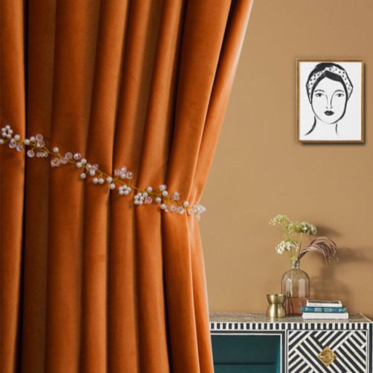 VELOURLUXE SPECTRUM S1 Velvet Blackout Curtains - Home Curtains