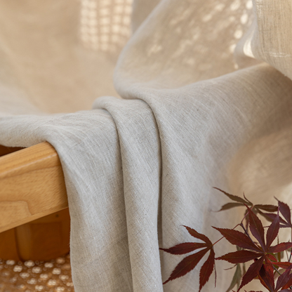 MAISON DU LIN - Pure Linen Curtains in Flax