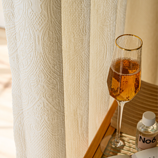 CHÂTEAU WHISPER Sheer Curtains - Beige