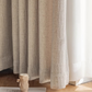 WHISPERING MEADOW Linen Curtains - Warm Beige