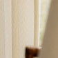 SCULPTED LATTICE VEIL Sheer Curtains - Beige