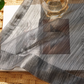 ÉCLAT VOILE Shimmering Sheer Curtain - Silvery Charcoal