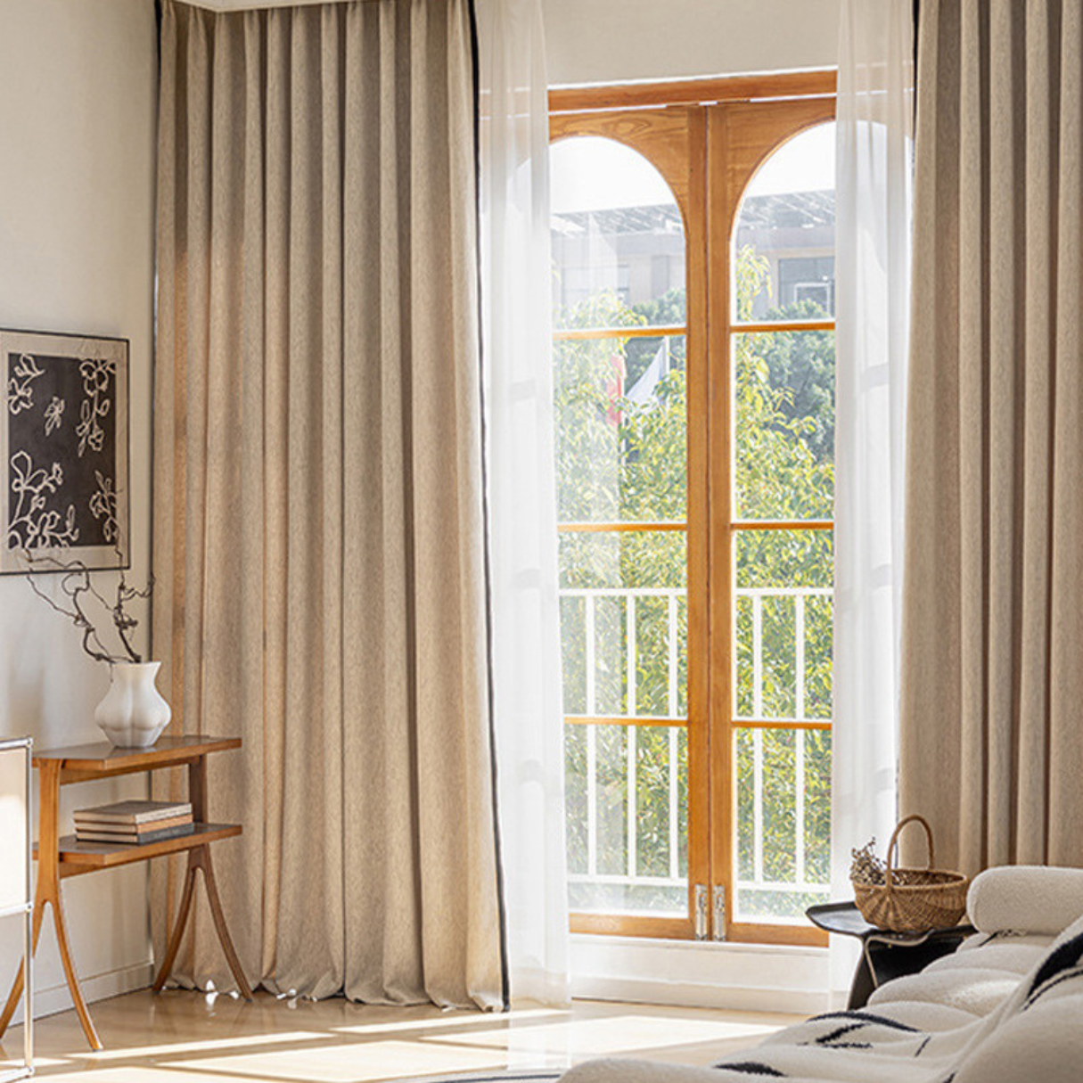 TERRA WEAVE Chenille Blackout Curtains