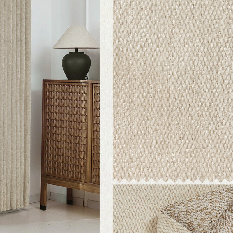 ALORA Luxe Textured Chenille Blackout Curtains