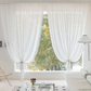 OPULENT PALM WHISPER Sheer Curtains