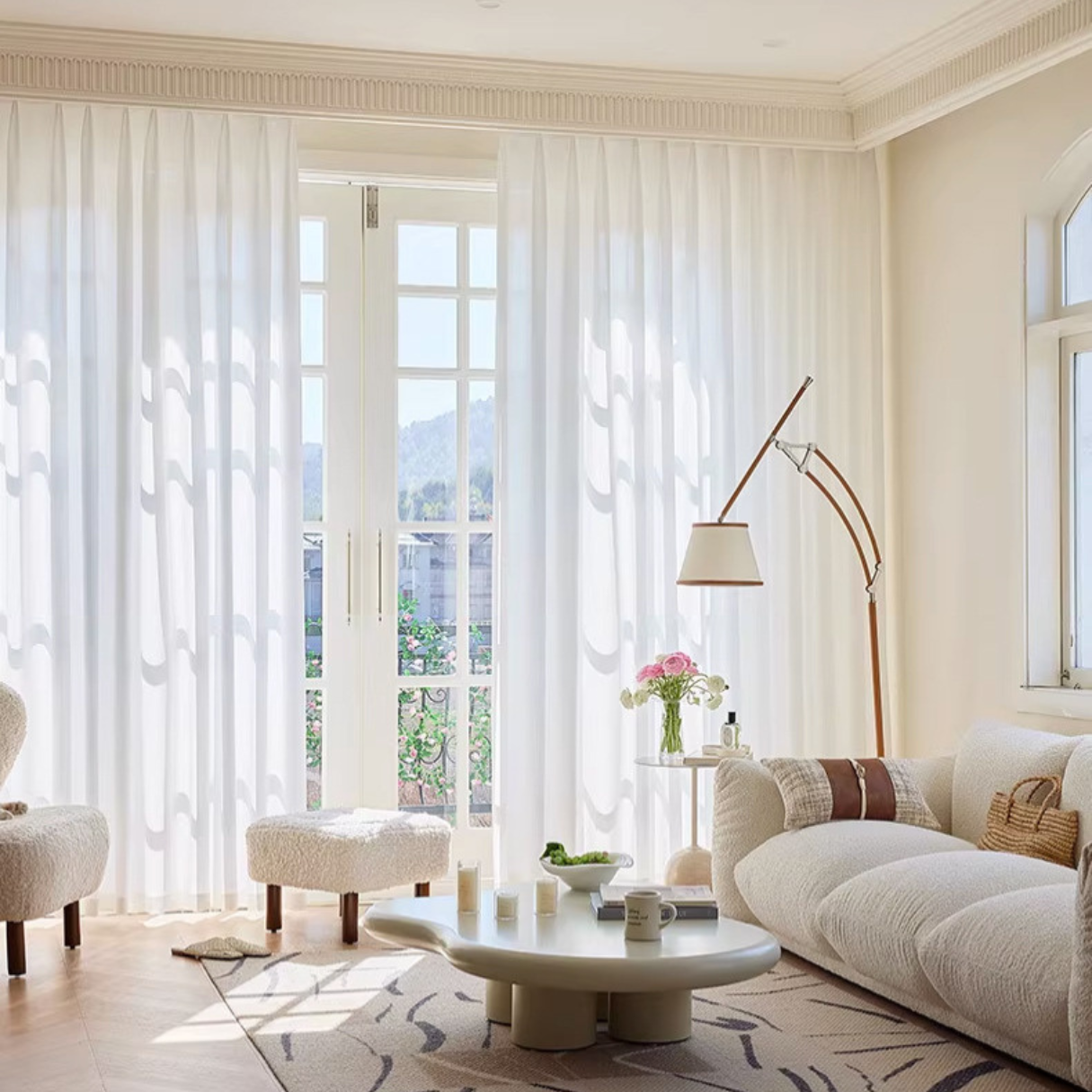 SHY LIGHT Sheer Curtains