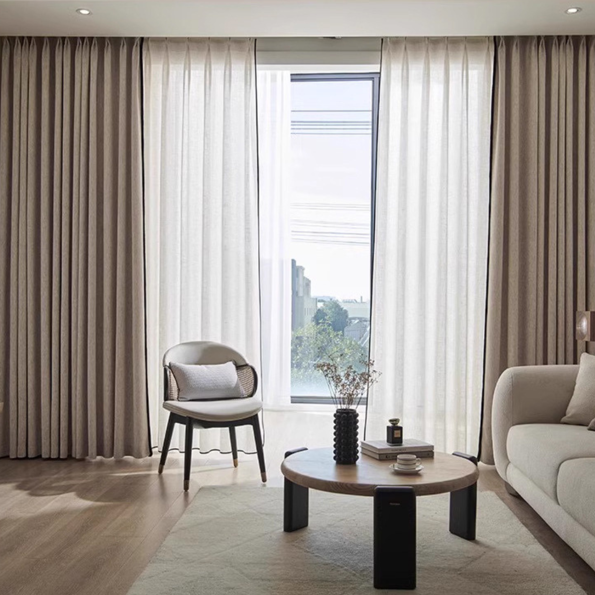 TERRA WEAVE Chenille Blackout Curtains