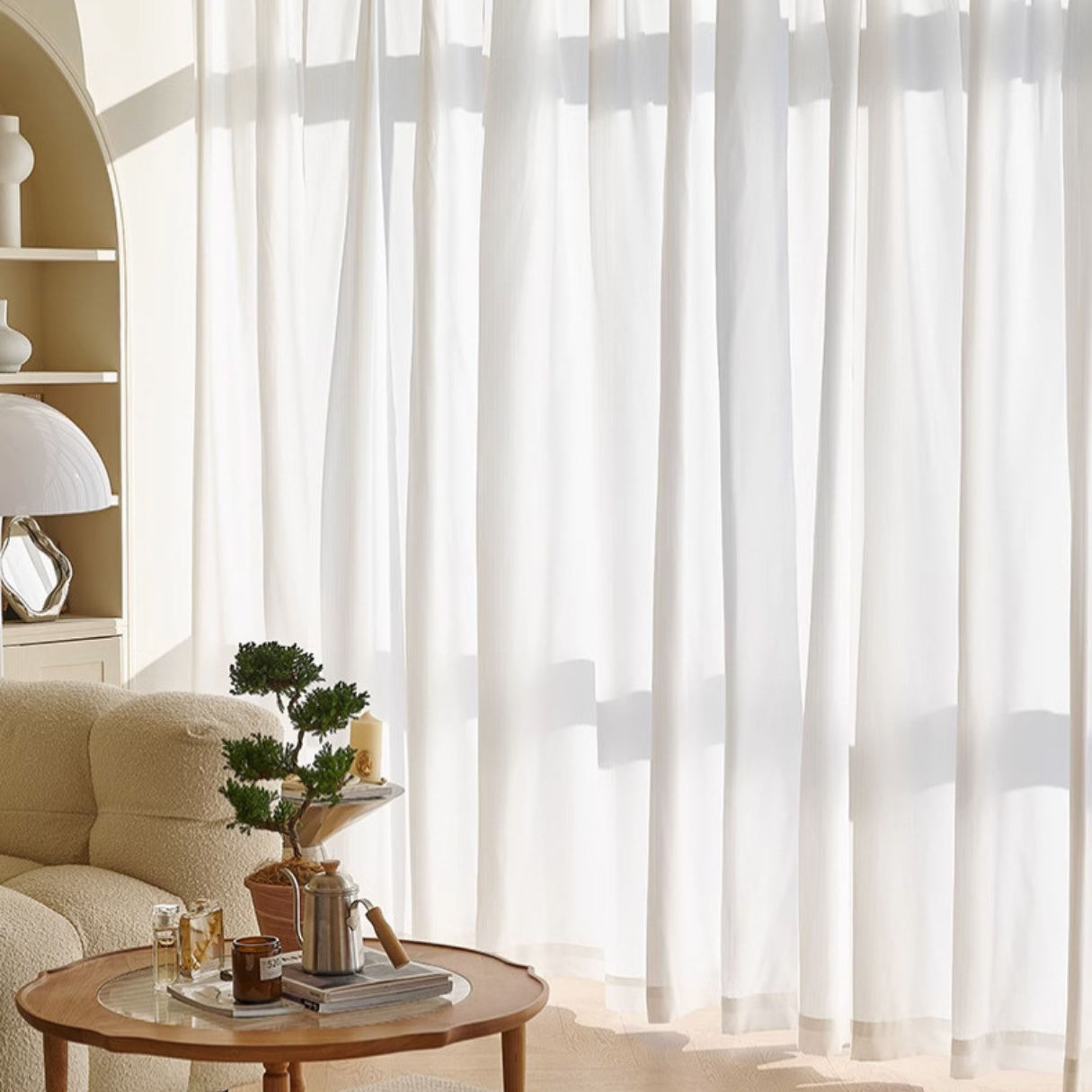 SHY LIGHT Sheer Curtains