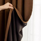 MONARCH HERRINGBONE Chenille Blackout Curtains