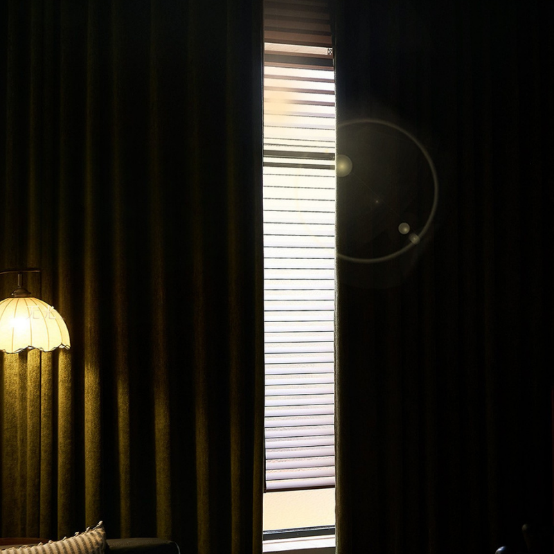 ALORA Luxe Textured Chenille Blackout Curtains