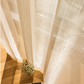 ÉCLAT VOILE Shimmering Sheer Curtain - Champagne Gold