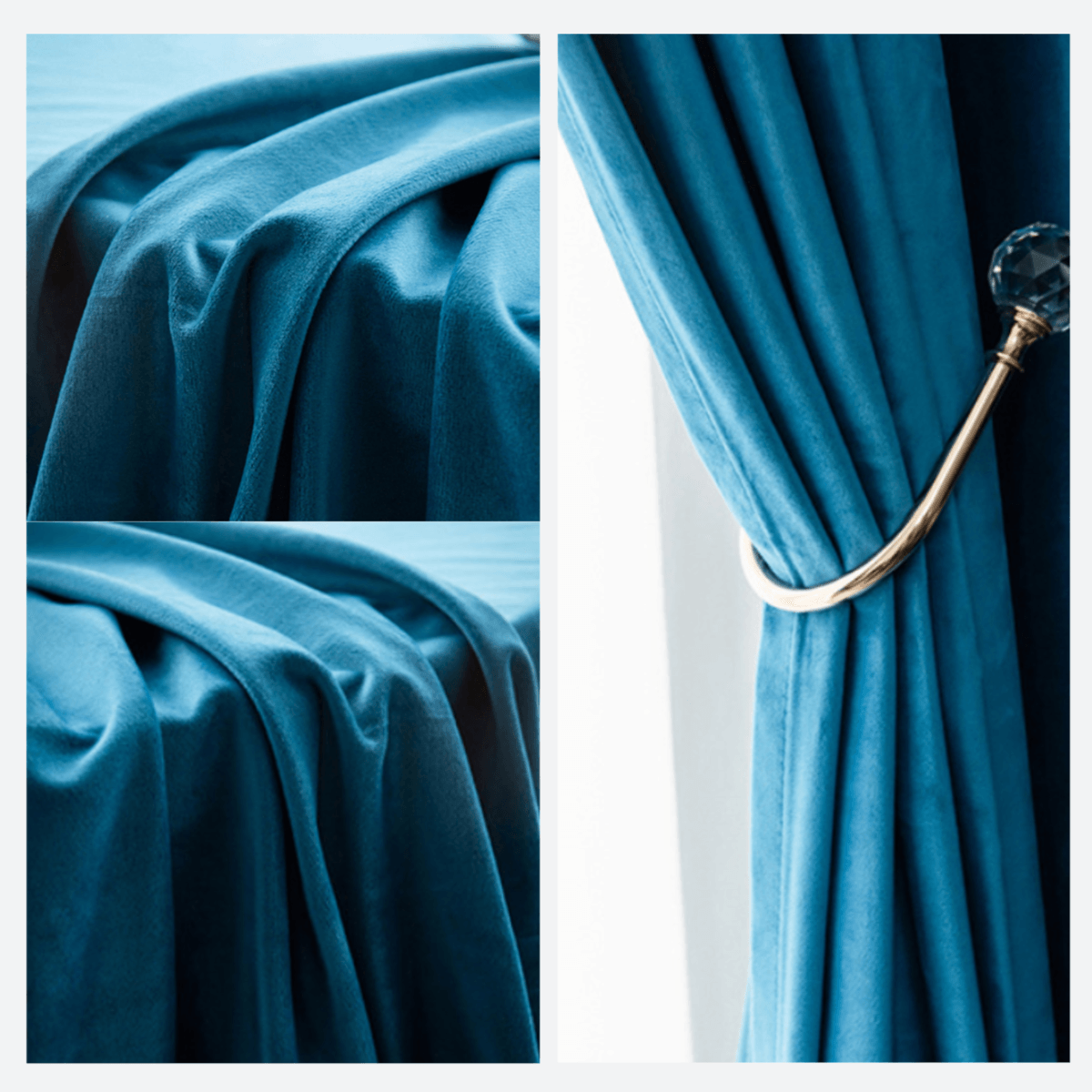 VELOURLUXE SPECTRUM S1 Velvet Blackout Curtains