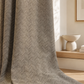 ESTATE LUXE Architectural Herringbone Curtains