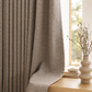 ESTATE LUXE Architectural Herringbone Curtains