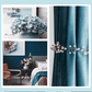 SILKMAJESTY VELVET DELIGHT INDIGO BLUE Blackout Curtains - Home Curtains