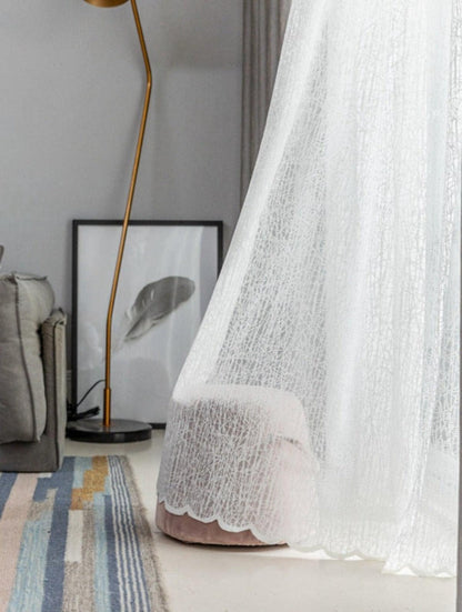 SIMPLICITY NESTING SERENITY Sheer Curtains - Home Curtains