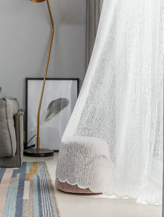 SIMPLICITY NESTING SERENITY Sheer Curtains