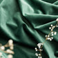SILKMAJESTY VELVET DELIGHT EMERALD GREEN Blackout Curtains - Home Curtains
