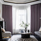 ARISTOCRATALLURE Jacquard Velvet Blackout Curtains