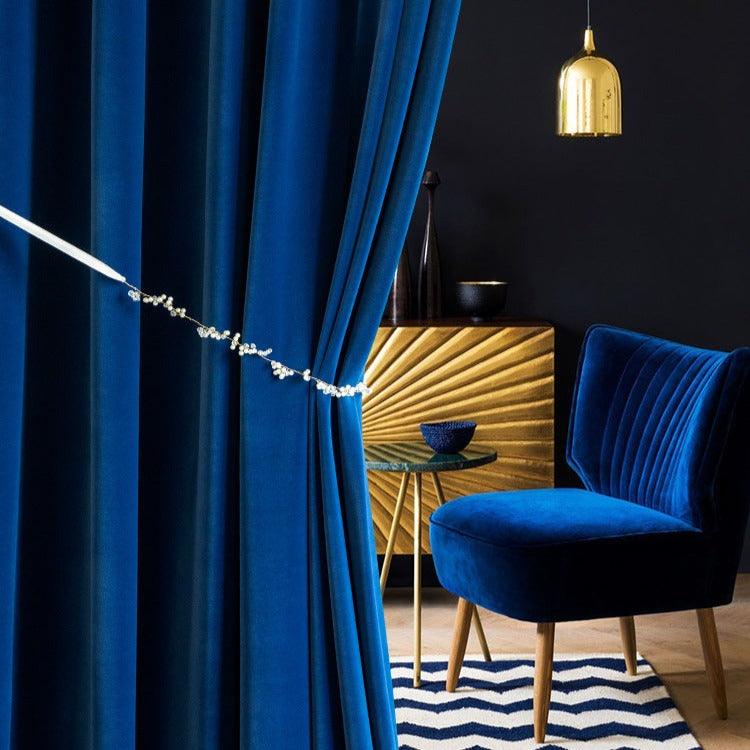 MERIN-O-Z SOFT OBSCURA Velvet Blackout Curtains