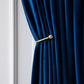 VELVETYWHISPER FLANNELLUXE BLUE Velvet Blackout Curtains - Home Curtains