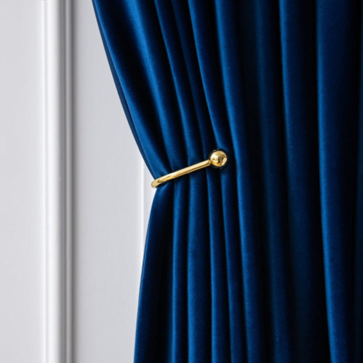 VELVETYWHISPER FLANNELLUXE BLUE Velvet Blackout Curtains - Home Curtains
