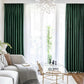 SILKMAJESTY VELVET DELIGHT EMERALD GREEN Blackout Curtains - Home Curtains