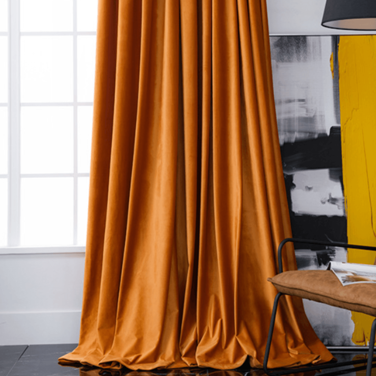 VELOURLUXE SPECTRUM S1 Velvet Blackout Curtains - Home Curtains