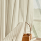 JACQUARD MIRAGE HIGH-COUNT UV-SHIELD Sheer Curtains