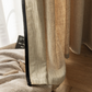 WHISPERING MEADOW Linen Curtains - Sand Beige