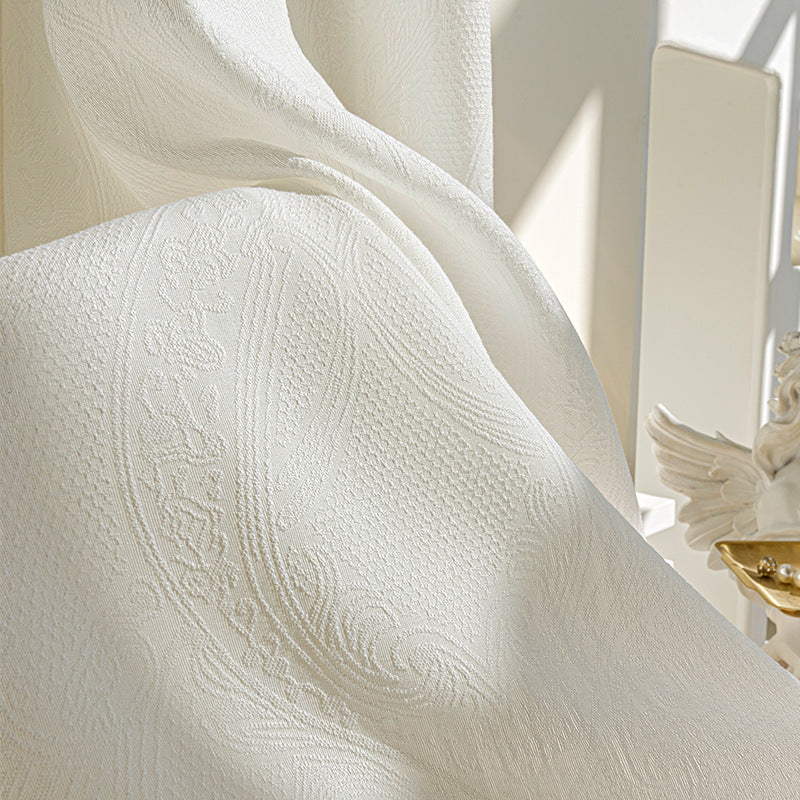 CHÂTEAU WHISPER Sheer Curtains - Ivory White