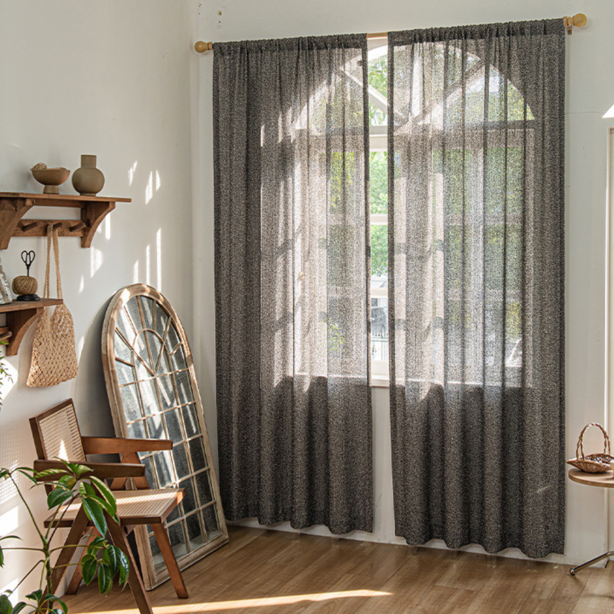 DAWN & DUSK Sheer Curtains